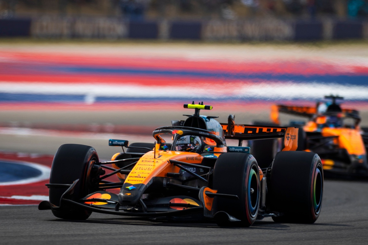 F1 | McLaren, quarta fila ad Austin. Norris: "La macchina più difficile che abbia mai guidato"