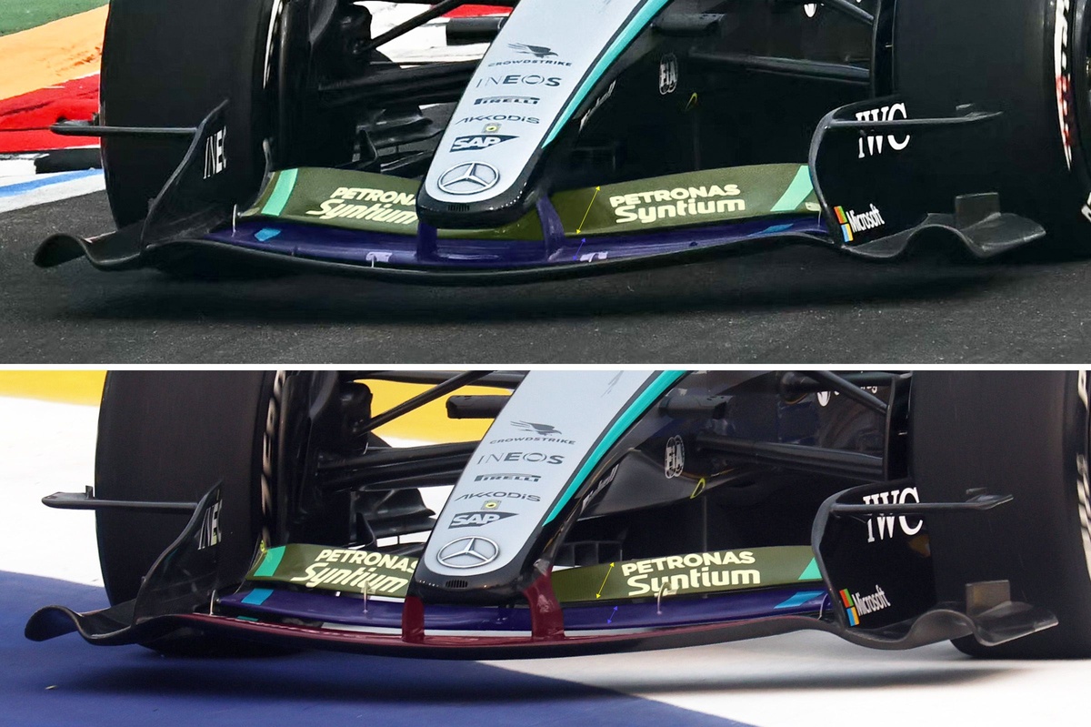 F1 | Mercedes: Antonelli boccia l'ala anteriore sperimentale, ma insiste con la nuova della W17