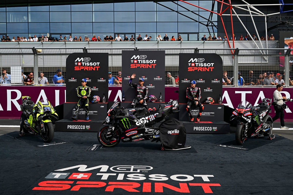MotoGP | L'Aprilia fa il pieno nella Sprint di Silverstone, ora non deve sprecare domenica