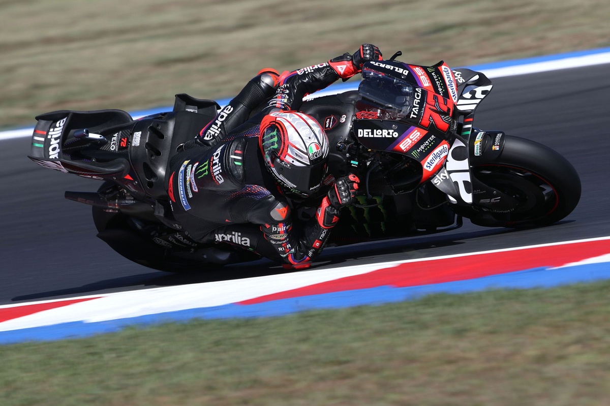MotoGP | Misano, Prove: Bezzecchi risponde a Marquez e mette l'Aprilia davanti a quattro Ducati
