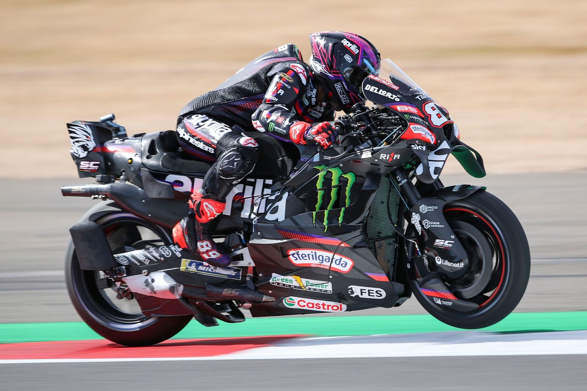 MotoGP | Aprilia: sulla RS-GP di Martin spuntano le pinne sul forcellone