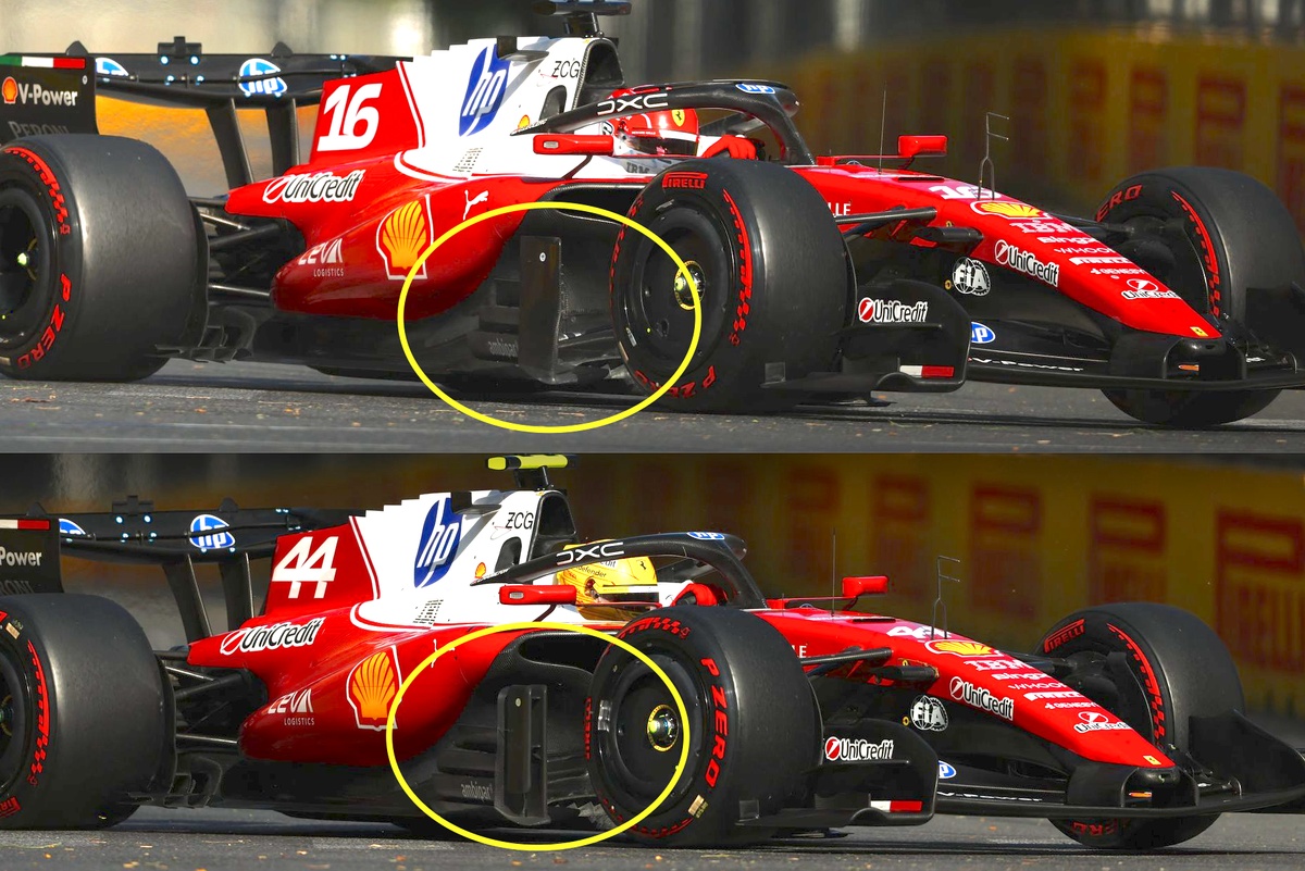 F1 | Ferrari: Leclerc e Hamilton hanno corso con due configurazioni aerodinamiche diverse
