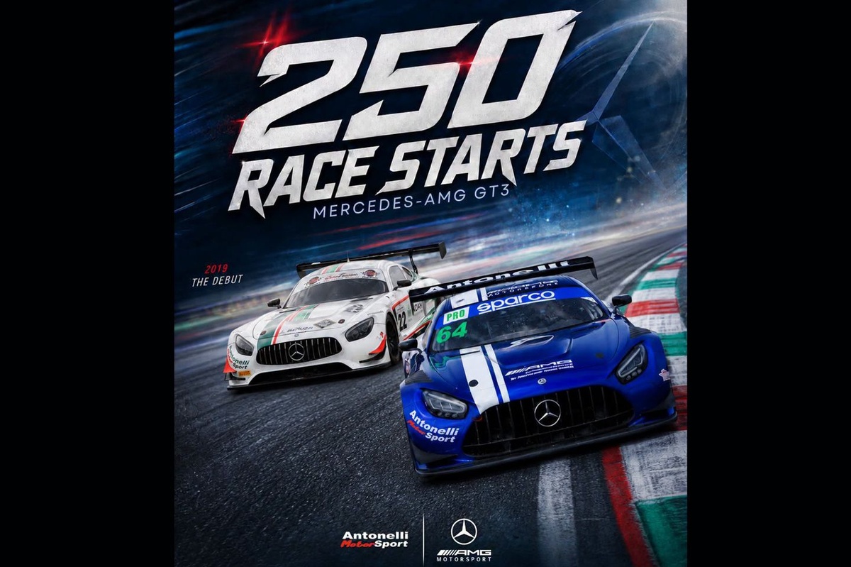 CIGT | Antonelli Motorsport festeggia le 250 con Mercedes: "Il GT è un bel futuro per tutti i giovani"