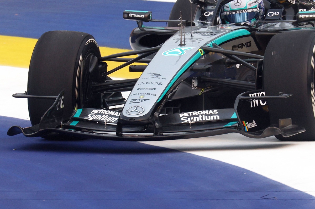 F1 | Mercedes: l’ala nuova non è stata bocciata e verrà usata ad Austin. È importante per il 2027