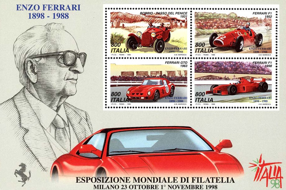 F1 | Il Gran Premio d'Italia corre anche sui francobolli