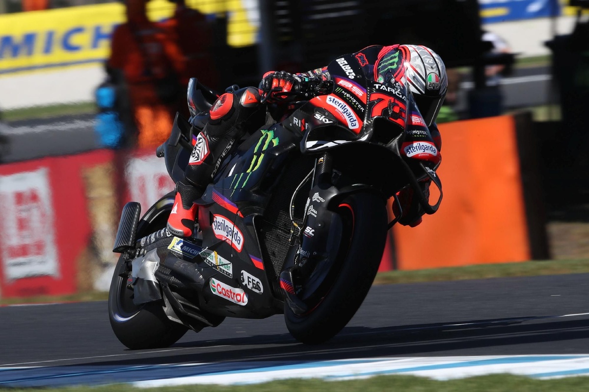 MotoGP | Bezzecchi: "Sarebbe bastato stare nei dieci, ma essere 1° è meglio. Col bagnato si ripartirebbe da zero però"