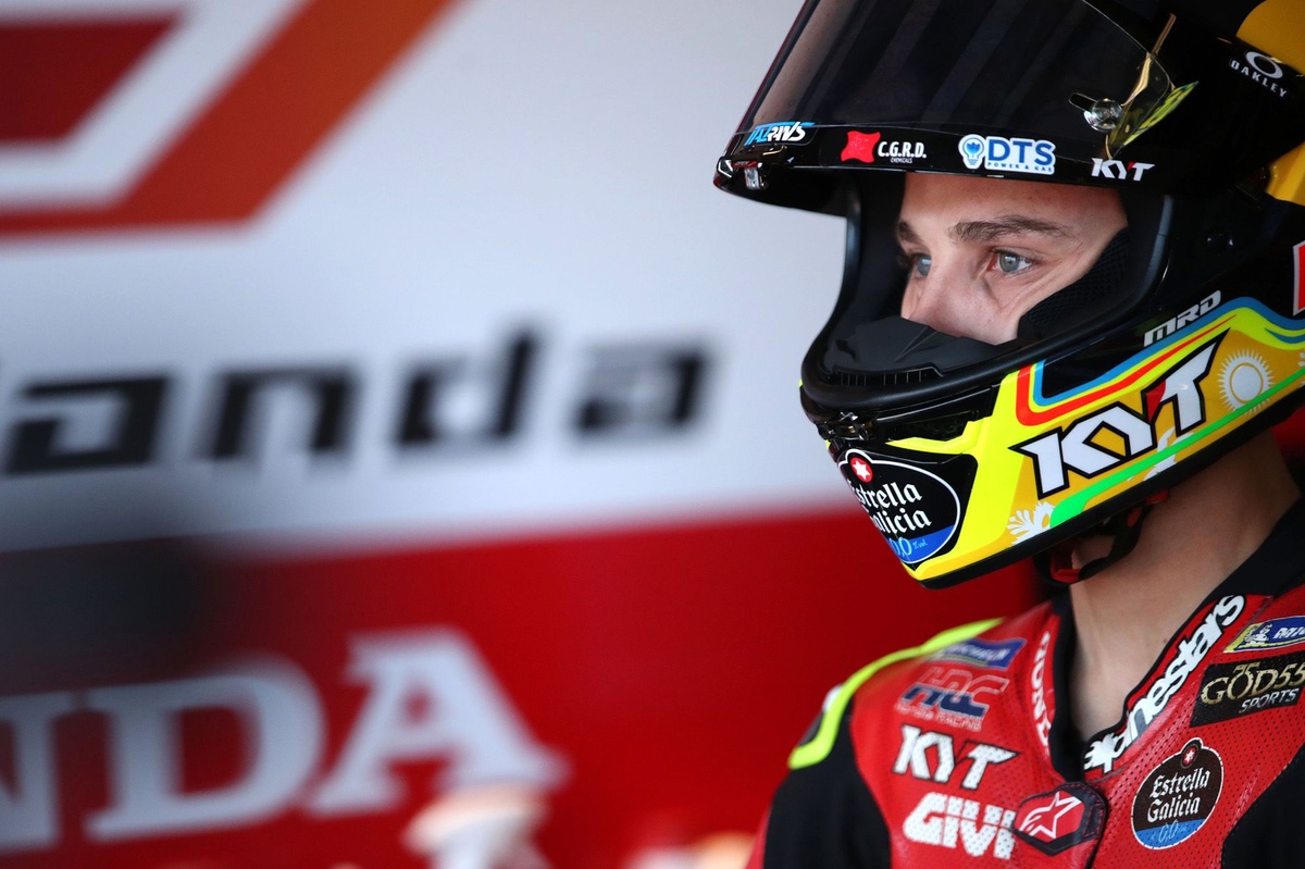 MotoGP | Moreira stupisce nel test Pirelli firmando il miglior tempo con la RC214V 850cc