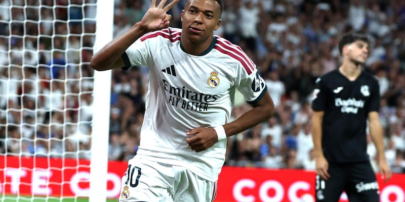 Un triplo Mbappé illumina la notte del grande ritorno di Mourinho al Santiago Bernabeu