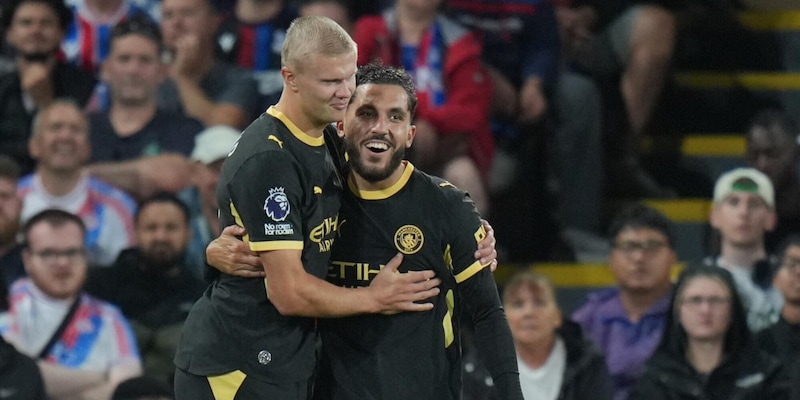 Manchester City, doppia coppia e poker in casa del Crystal Palace