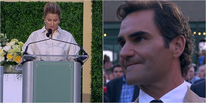 Federer nella Hall of Fame, gli aneddoti della moglie Mirka emozionano tutti: "Quando mi corteggiò..."