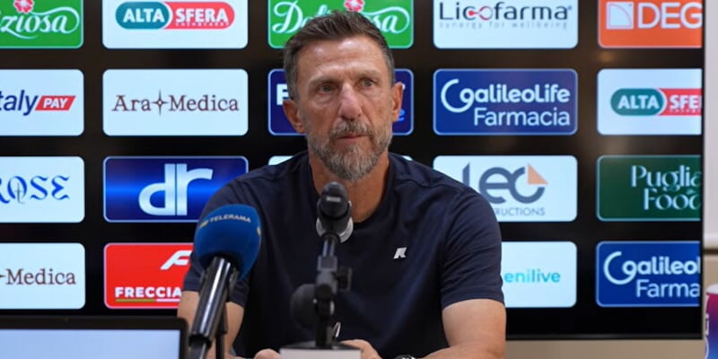 Di Francesco sfida la Roma: "C'è tanto entusiasmo. Gallo in dubbio. Stulic? Si sbloccherà presto..."
