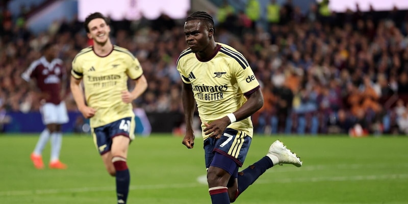 L'Arsenal vince ancora: Saka decisivo. Aston Villa ko