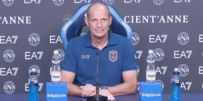 Allegri: "A Napoli si vive di esaltazione e depressione? Siamo solo alla terza giornata. Contro l'Inter sfida scudetto..."