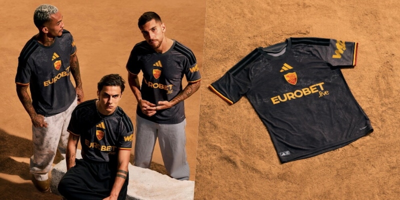 Roma, è grigia la terza maglia: il significato e da quando si potrà comprare
