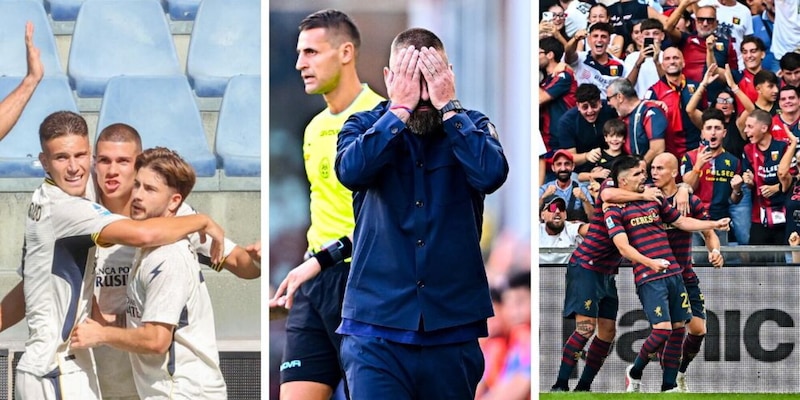 Vasquez salva il Genoa: col Frosinone per De Rossi è solo 1-1. Alvini, la sua squadra è uno show