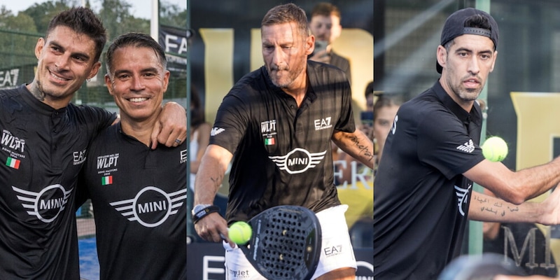 EA7 World Legends Padel Tour: trionfo argentino a Roma con Perotti e Saviola, Totti e Rakitic ko in semifinale