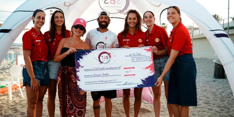 Gran Galà Seila Beach Club: tre giorni tra schiacciate e solidarietà per Komen Italia