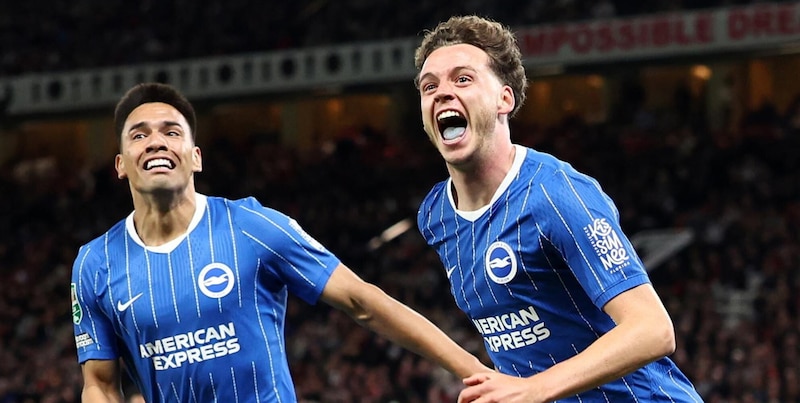 Carabao Cup, il Brighton ribalta il Manchester United. Avanti Everton e Aston Villa