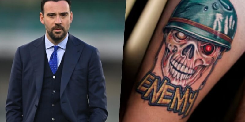 Manna e il nuovo tatuaggio virale: cosa ha scelto il ds del Napoli e il suo significato