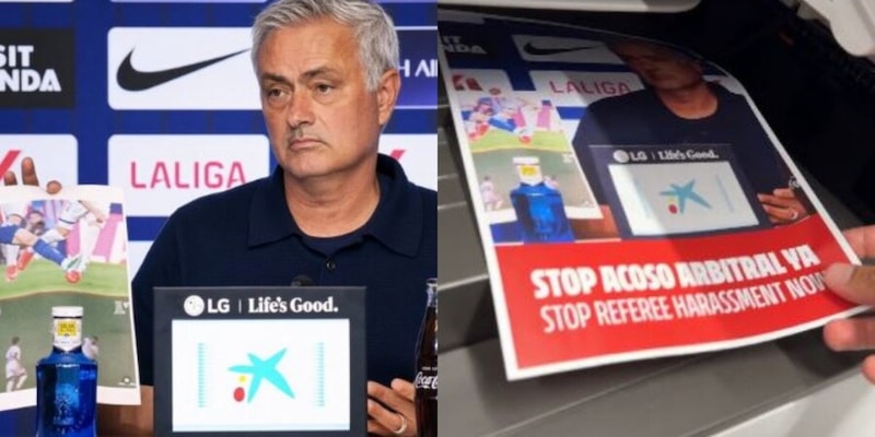 "Basta molestare gli arbitri!", l'Atletico Madrid replica a Mourinho... con una stampante!