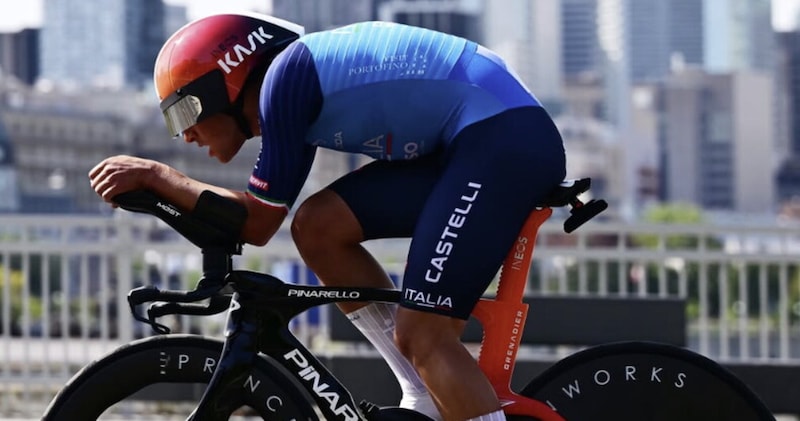 Milesi ad un passo dal sogno: medaglia d'argento nella crono Under 23 dei Mondiali