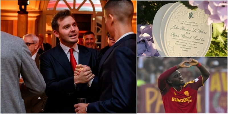 La sorpresa di Ryan Friedkin: si sposa in Costa Azzurra il giorno di Roma-Inter