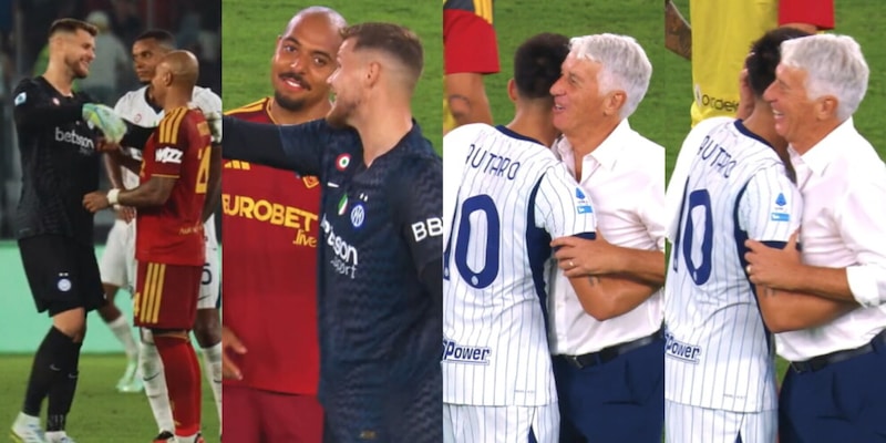 Il siparietto tra Malen e Martinez, poi Gasperini va da Lautaro: "Vaff...". Cosa è successo dopo Roma-Inter