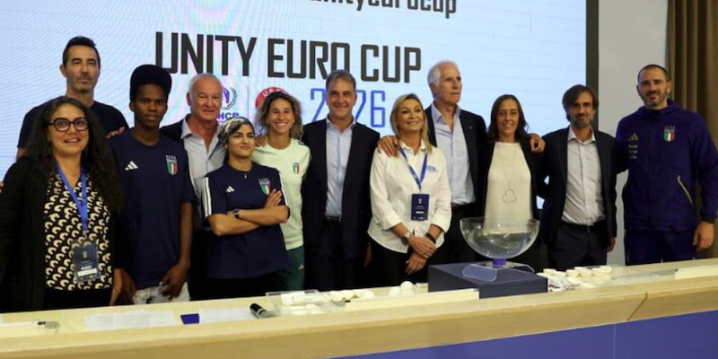 Effettuato a Coverciano il sorteggio della Unity EURO Cup 2026. Malagò: "Splendido esempio di calcio inclusivo"