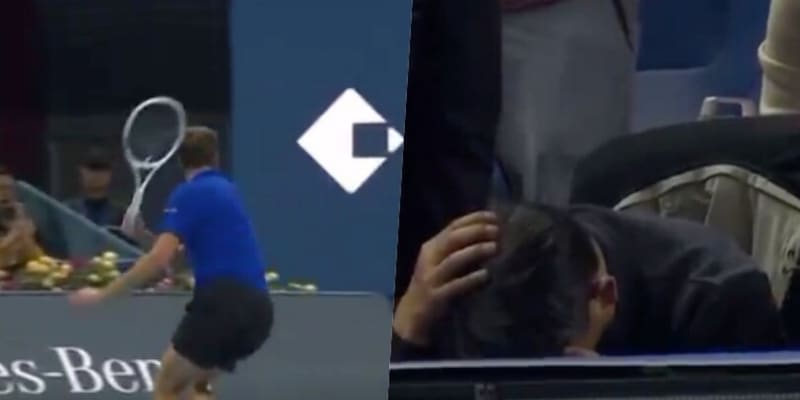 Clamoroso Medvedev: pallina contro un tifoso e squalifica, Djokovic in finale a Pechino