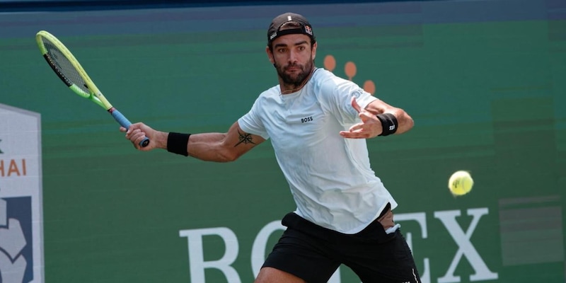 Esordio con vittoria per Berrettini a Shanghai: battuto Kovacevic in rimonta