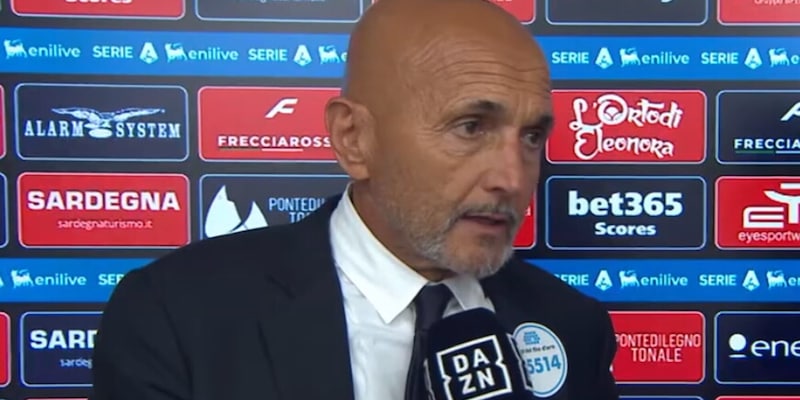 Spalletti sull'espulsione: "Ho detto a Pisacane che sanno perdere tempo"