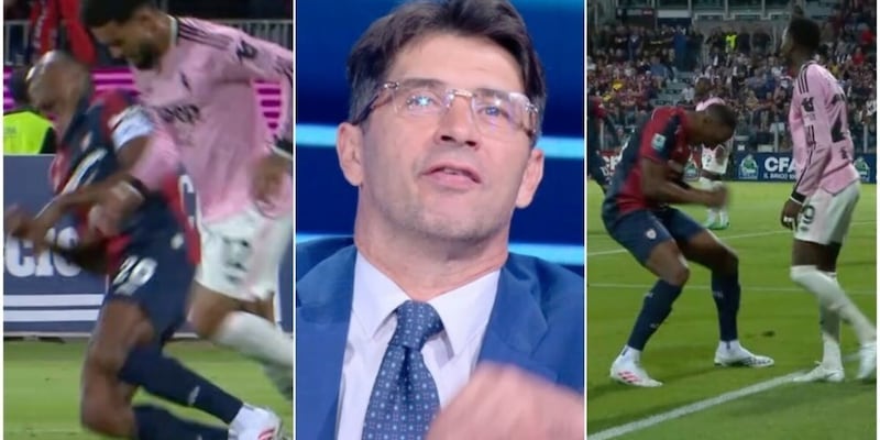 Esulta, provoca e simula, Tacchinardi contro Mina: "Giocatori della Juve, difendetevi da soli!"