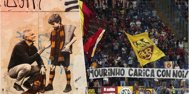 L'ultimo murale di Drugi su Mourinho commuove i tifosi