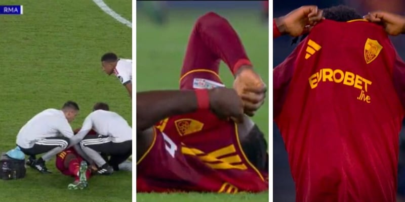 Koné esce in lacrime durante Roma - Real Madrid: come sta e l'emergenza per Gasperini