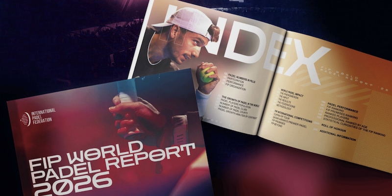 Online il FIP World Padel Report 2026. Oltre 40 milioni di giocatori, campi a +20% e il nuovo studio sull'impatto economico