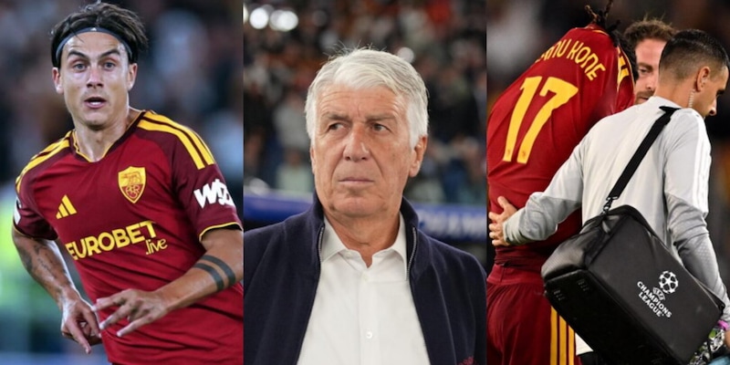 Infortuni Koné e Dybala, Gasperini dice tutto sulle loro condizioni: come stanno e quali partite salteranno