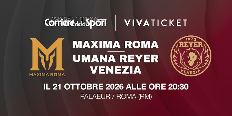 Biglietti Maxima Roma-Umana Reyer Venezia: la sfida di EuroCup accende il PalaEur