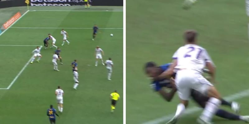 Moviola Inter-Fiorentina: perché quello su Thuram è rigore netto e perché il francese esulta subito