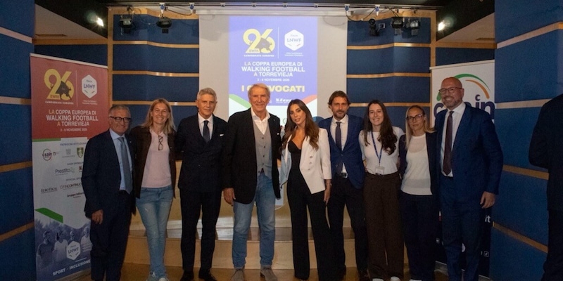 Walking football, l'Italia è pronta per l'Euro Nations Cup