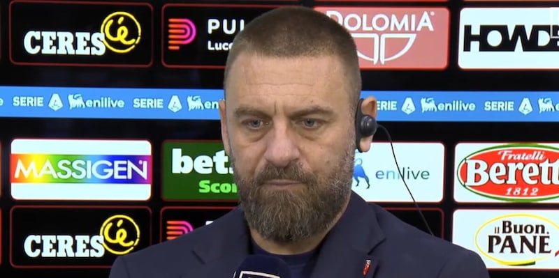 De Rossi esalta il Genoa: "Giocatori meravigliosi. Fa piacere aver vinto contro Spalletti e Gasp"