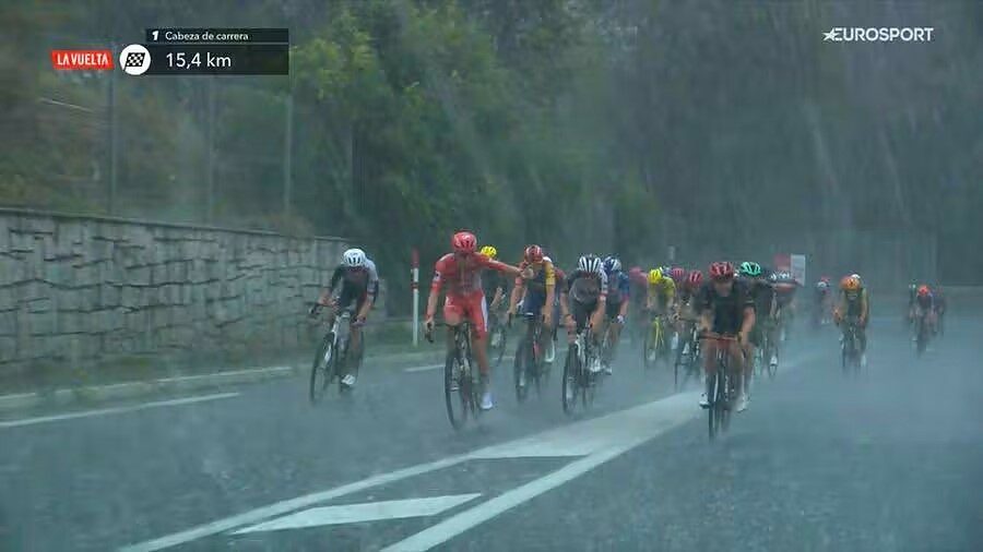 Vuelta a España: terza tappa cancellata a causa della grandine