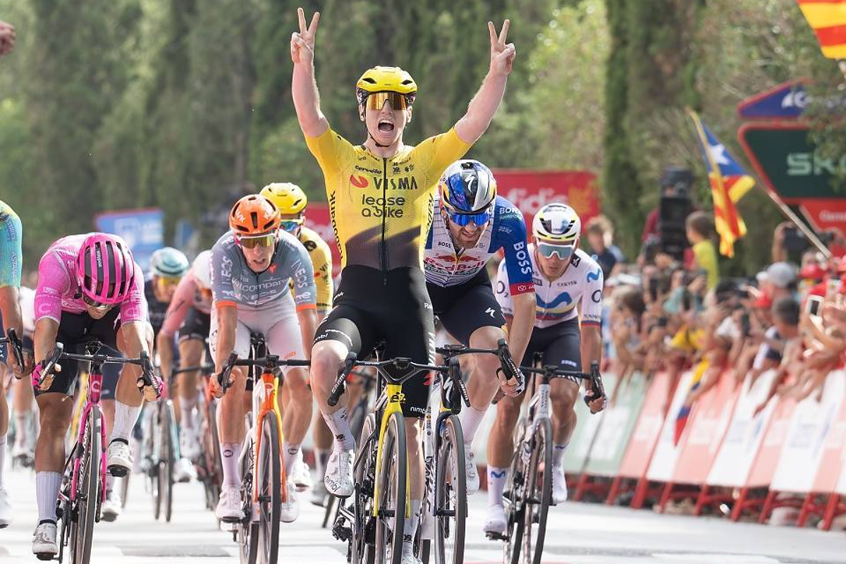 Il treno Visma è imbattibile, Matthew Brennan vince ancora alla Vuelta