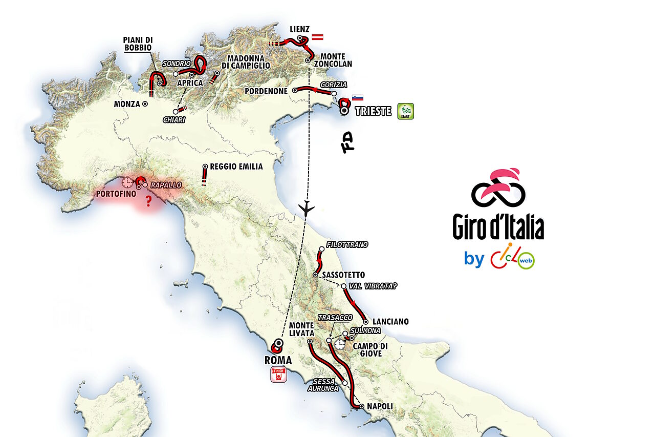 Giro d'Italia 2027: Sassotetto per aprire i giochi
