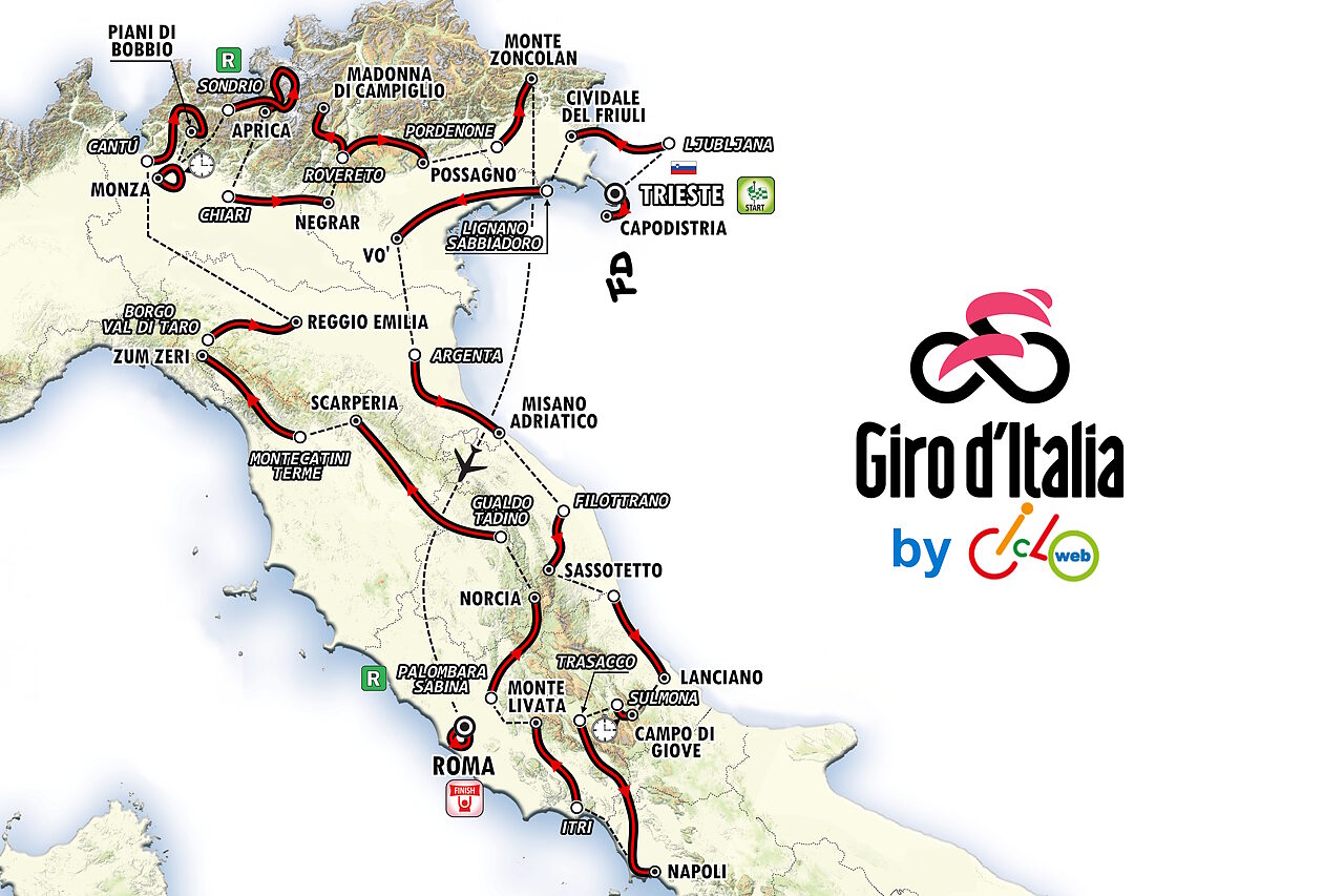 SPOILER, Atto finale: il percorso del Giro d'Italia 2027 in anteprima