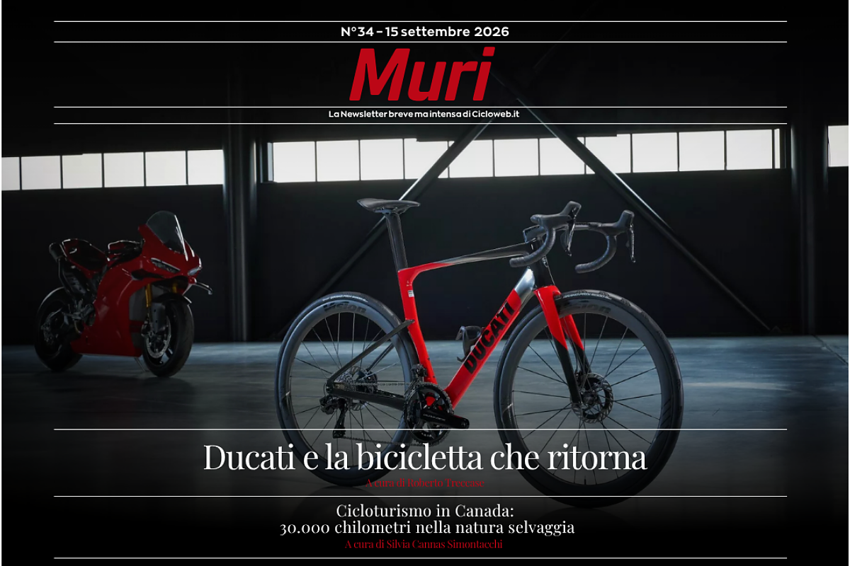 Muri #34: Cambiare rotta: la Ducati che sbarca nel ciclismo e la Trans Canada Trail