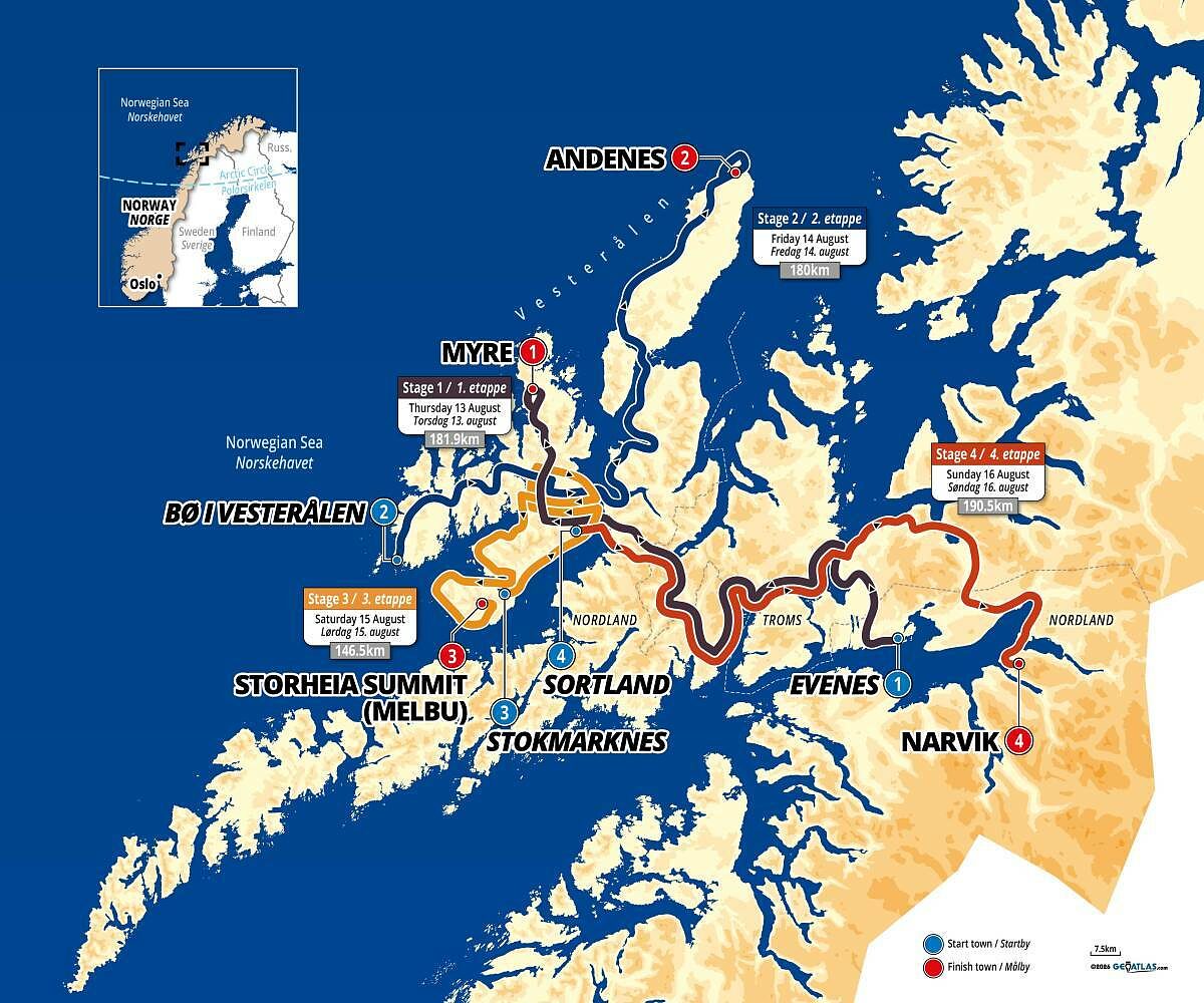Arctic Race of Norway 2026 - Analisi del percorso