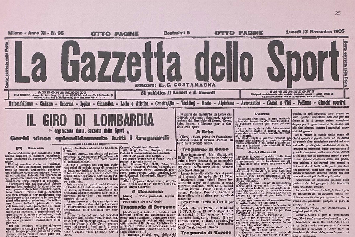 Dal Diavolo Rosso a Tadej Pogačar: la storia del Giro di Lombardia