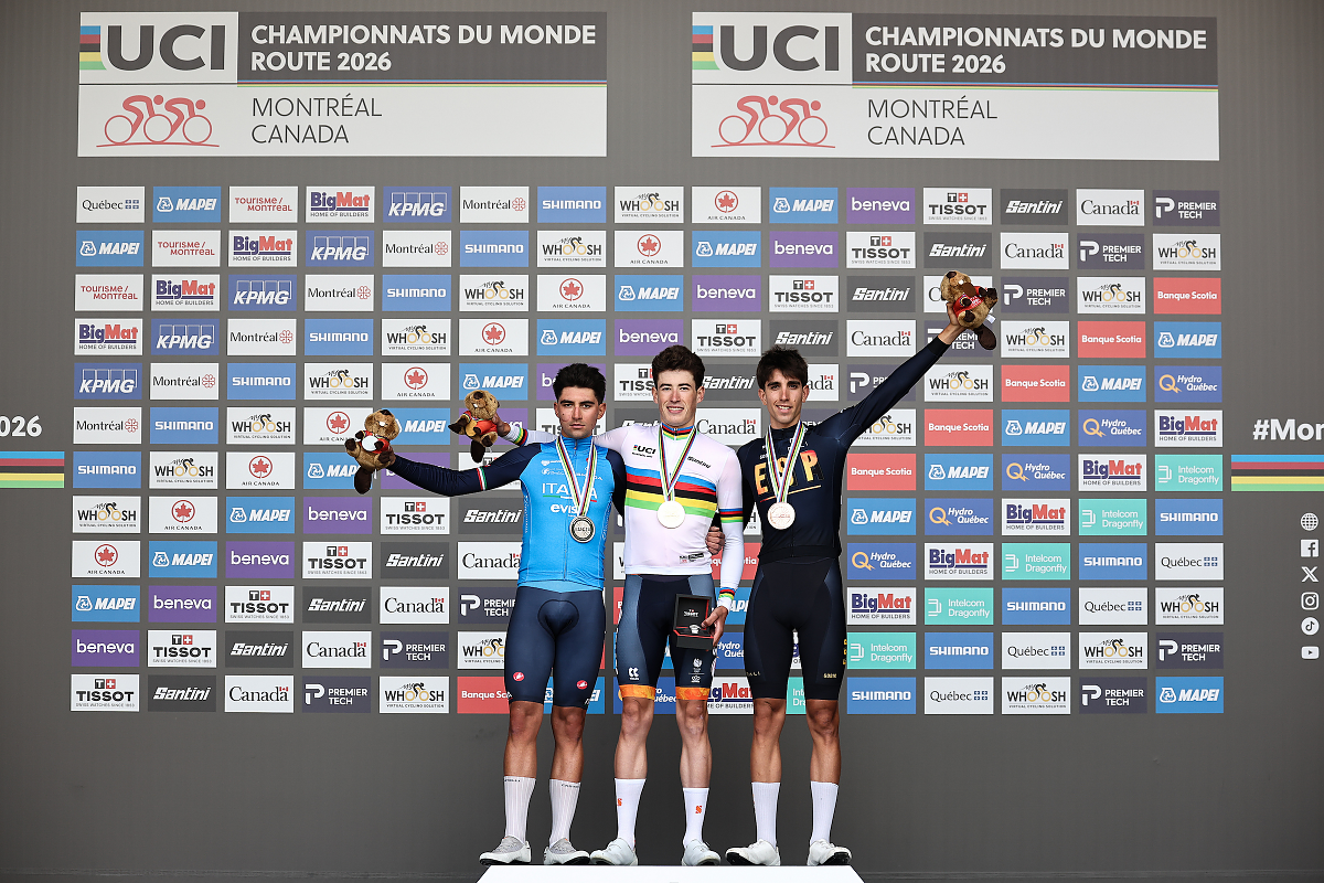 Ryan Gal campione del mondo U23 a cronometro, Milesi riporta l'Italia sul podio