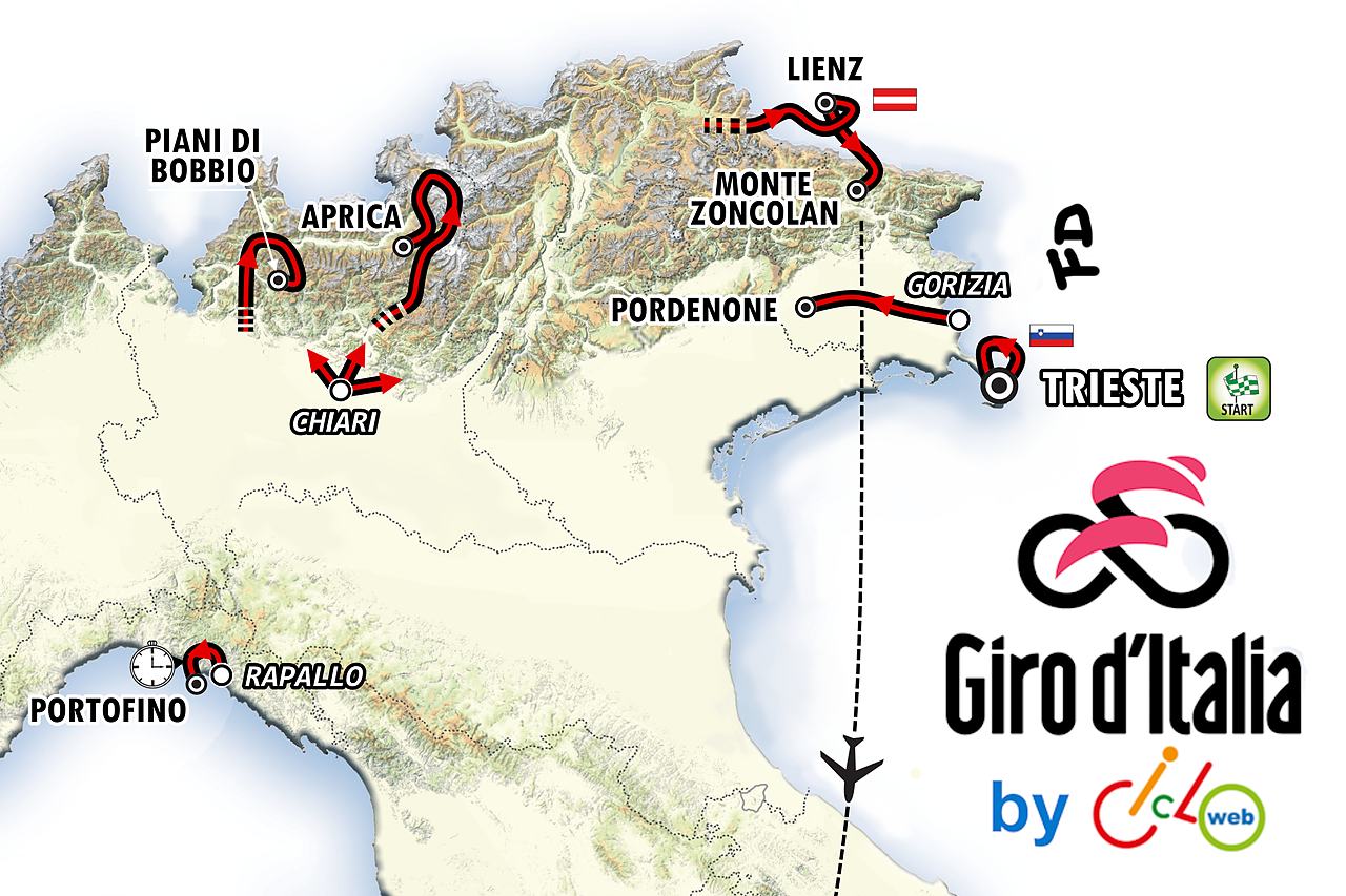 Il Giro d'Italia 2027 verrà presentato il 3 novembre