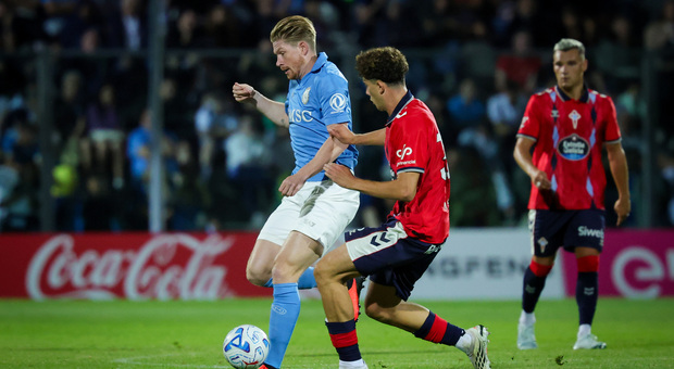 Napoli-Celta Vigo 1-1, le pagelle: De Bruyne 5, errore decisivo. Hojlund in crescita (6)